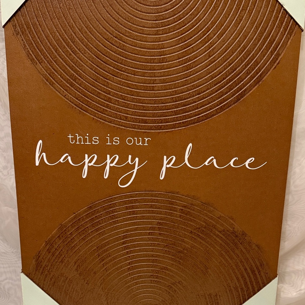 Wall Decor: this is our happy place